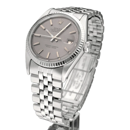 Rolex Datejust ref. 1601 - Automatic steel watch with purple dial (1968)