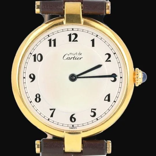 Cartier Must De Watch Cartier silver-gilt