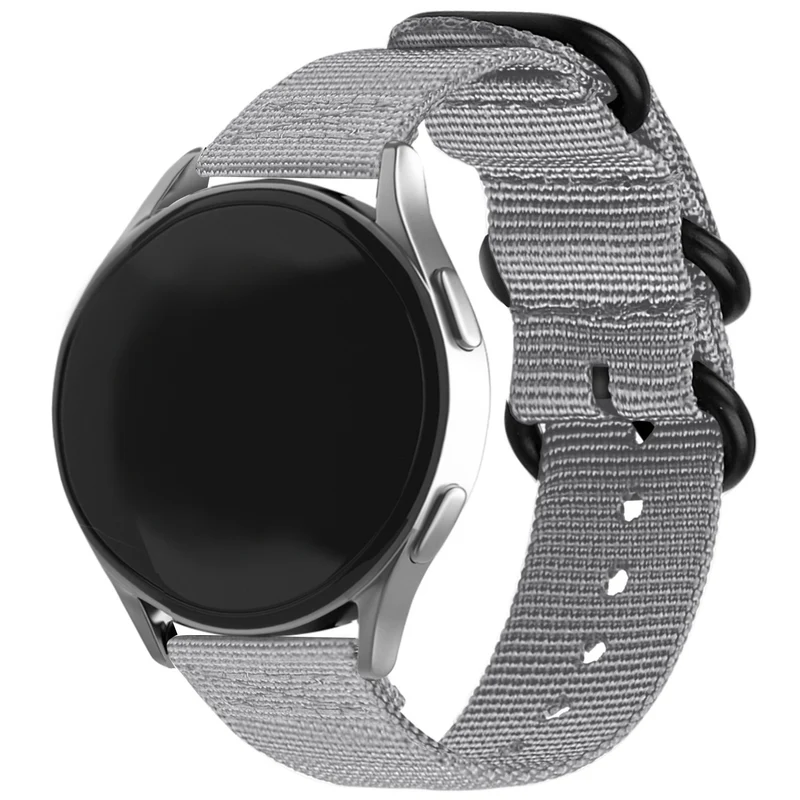Correa de nylon de Garmin Vivoactive 5 con hebilla (gris)