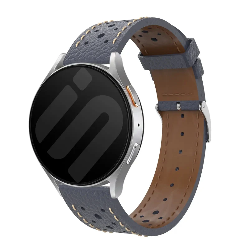 Correa cuero zephyr Samsung Galaxy Watch FE (azul)