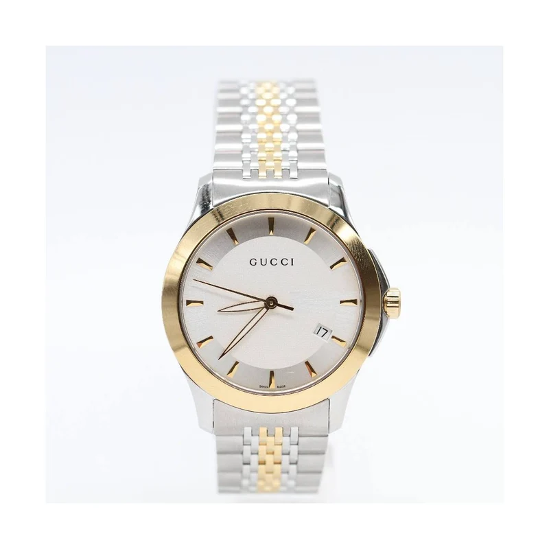 Gucci G-Timeless YA126409 - Steel and gold-plated watch