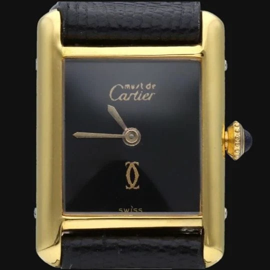 Cartier Show Tank silver-gilt