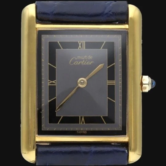 Cartier Show Tank silver-gilt