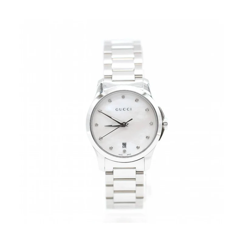 Gucci G-Timeless - YA126542 watch in steel and mother-of-pearl