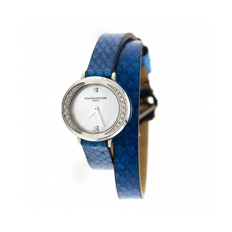 Baume & Mercier Promesse - Women's watch in stainless steel and diamonds