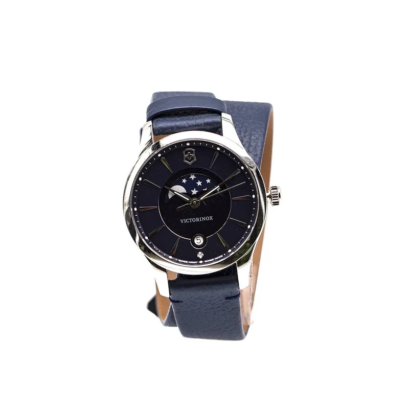 Victorinox Lady Lunar V241755 - Women's steel watch with diamond