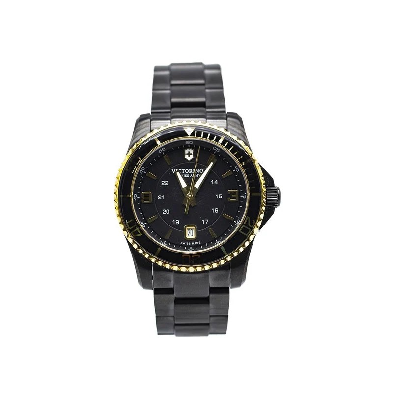 Victorinox - Maverick V241884 watch in black steel 43 mm
