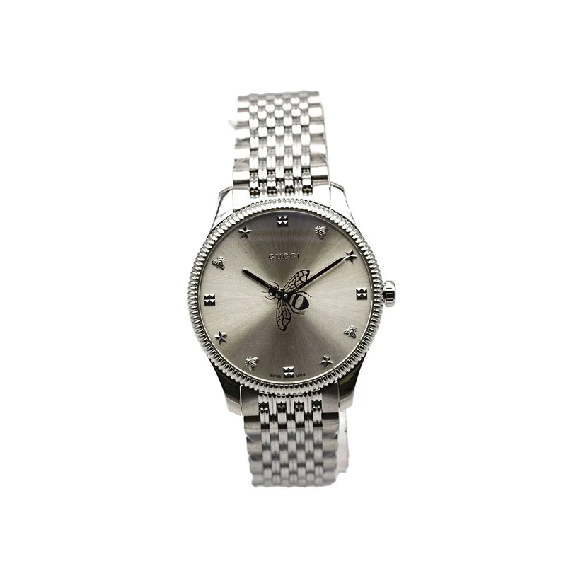 Gucci Timeless - YA1264153 steel watch, dial silver