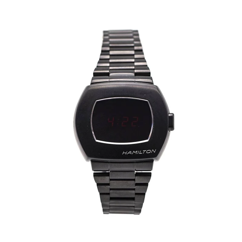 Hamilton American Classic PSR - Digital watch H524040 in black steel