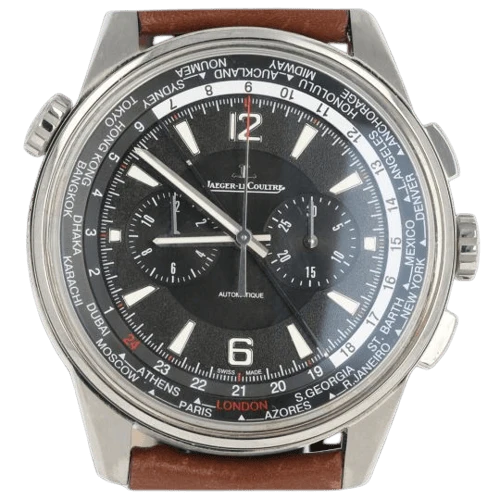 Jaeger Lecoultre Polaris Chronograph Worldtime Watch