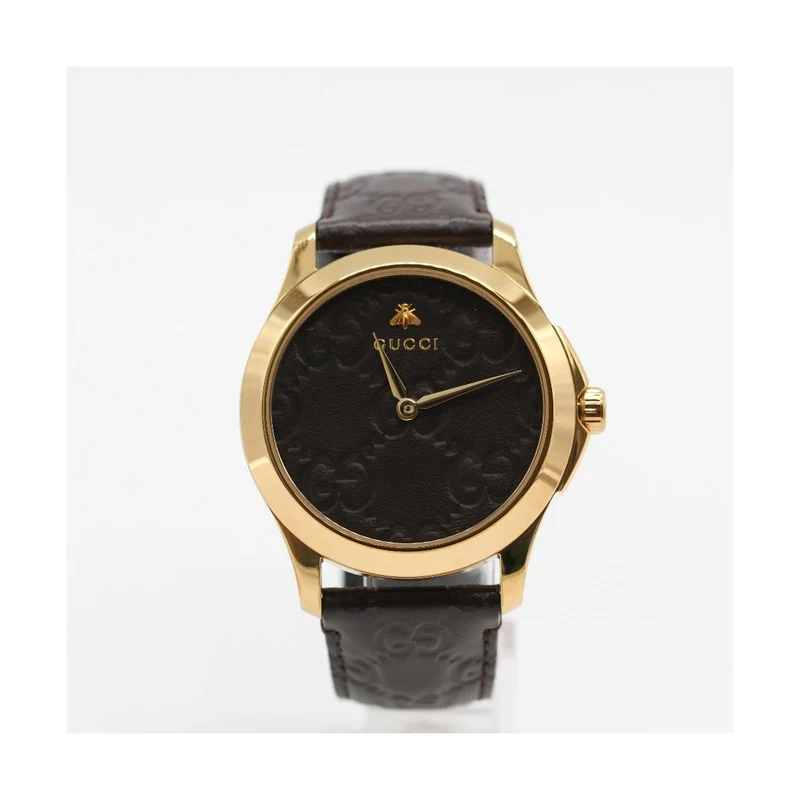 Gucci - YA1264035 watch in gold-plated steel