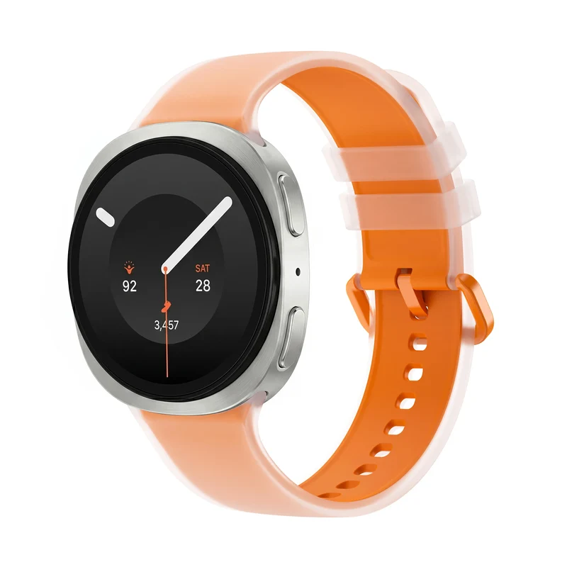 Correa silicona jelly Samsung Galaxy Watch 9 - 40mm (naranja)