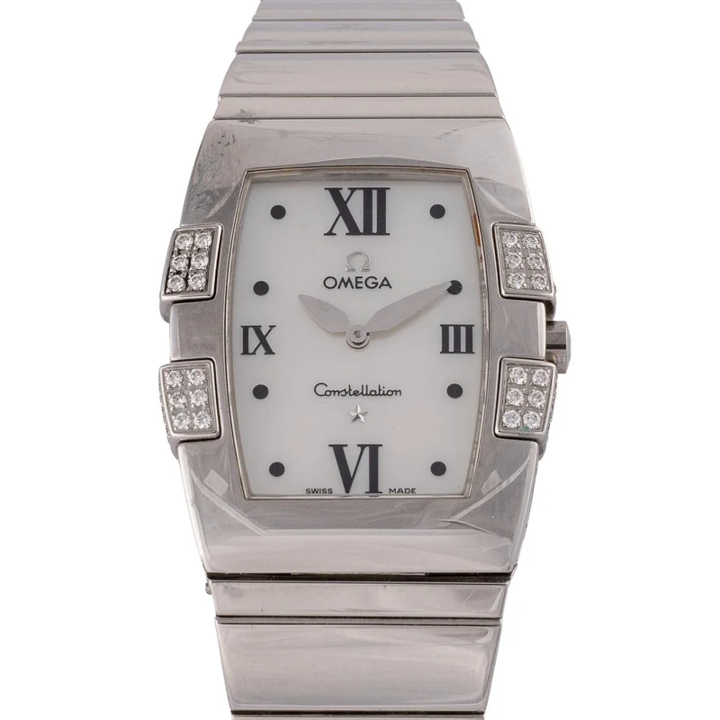 Omega Constellation Quadrella - Women's steel watch