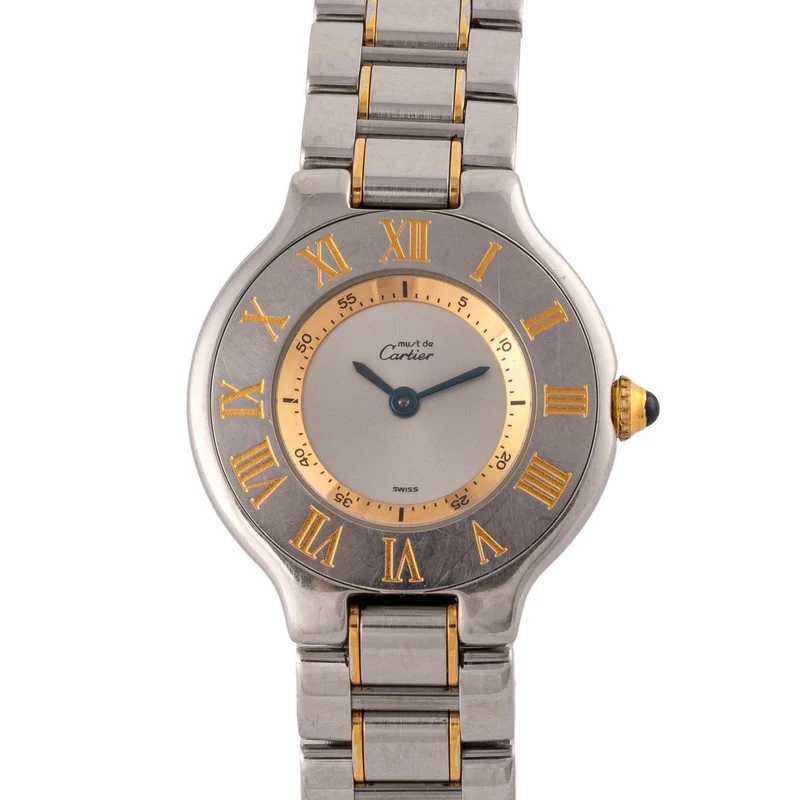 Cartier Must de 21 - Women's gold and steel watch