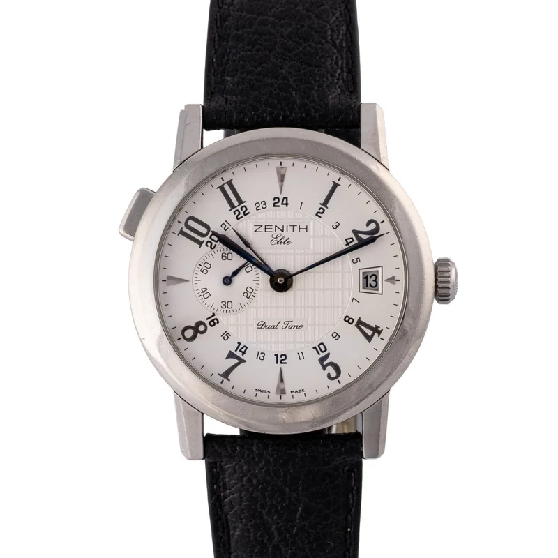 Zenith Port Royal Elite Dual Time - Steel watch