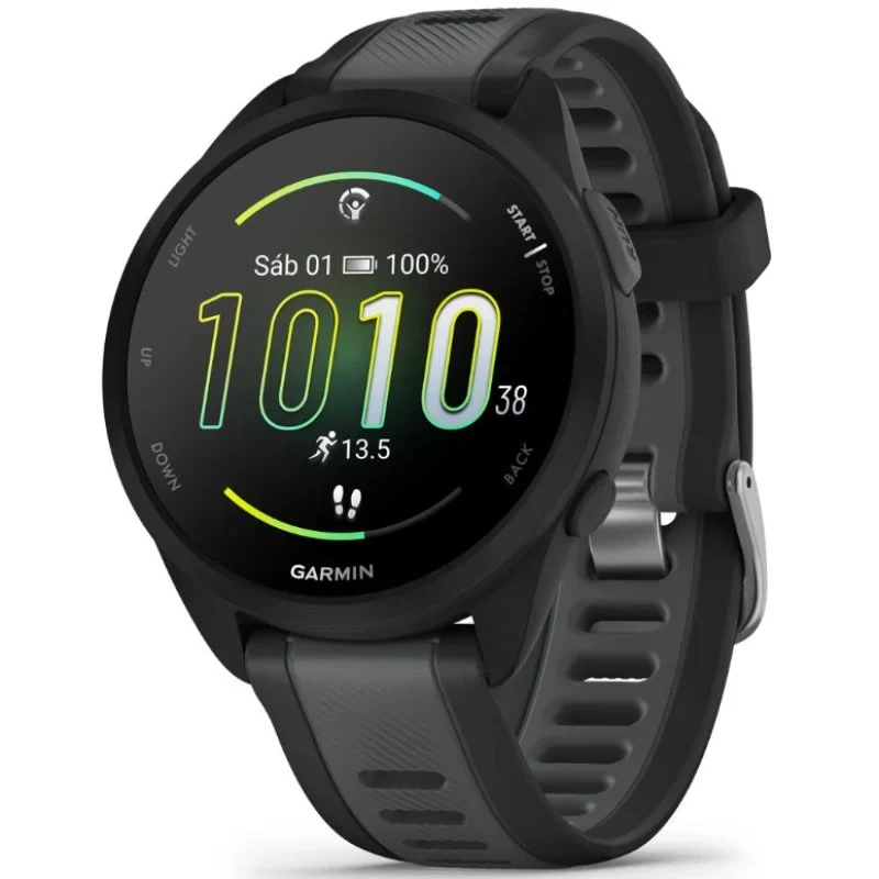 Garmin Forerunner 165 Music Reloj Inteligente Running GPS AMOLED con Garmin Pay Negro