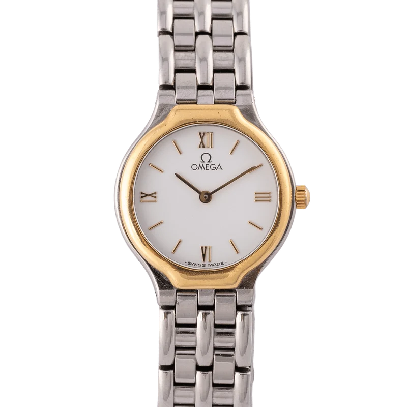 Omega De Ville - Women's watch in gold and steel