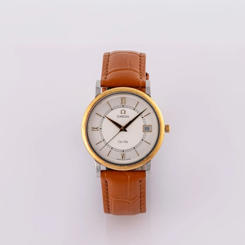 Omega De Ville Prestige - Watch in steel and yellow gold