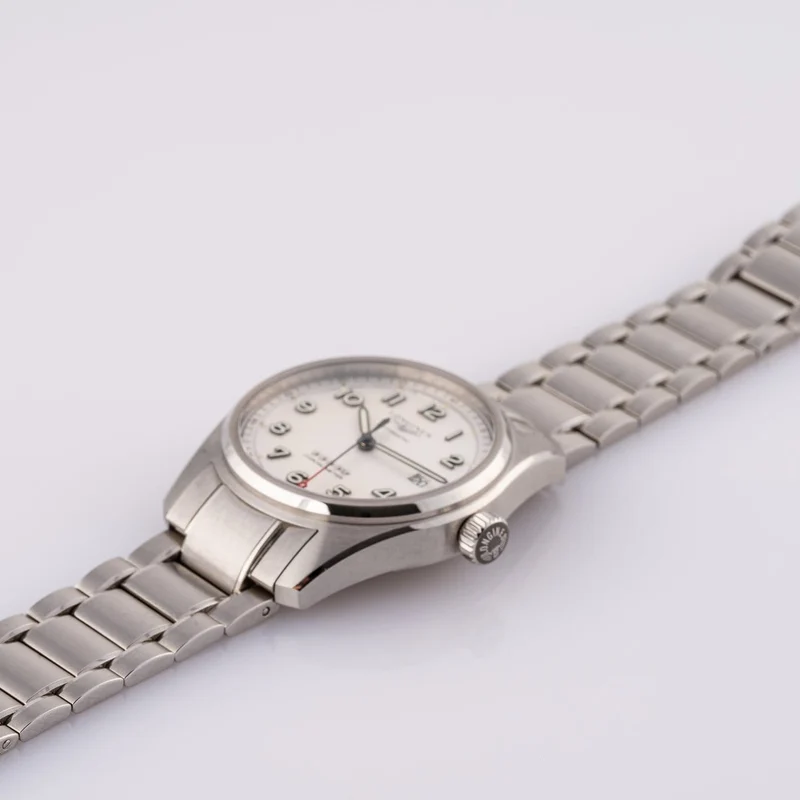 Longines Spirit - Steel watch, white dial
