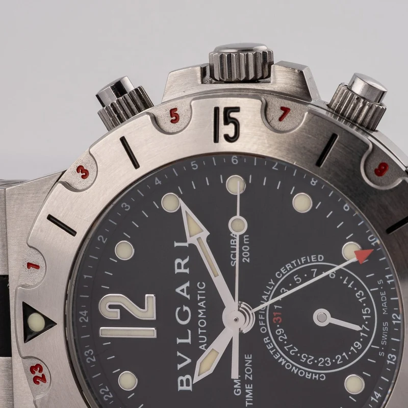 Bulgari Diagono Scuba GMT - Steel watch