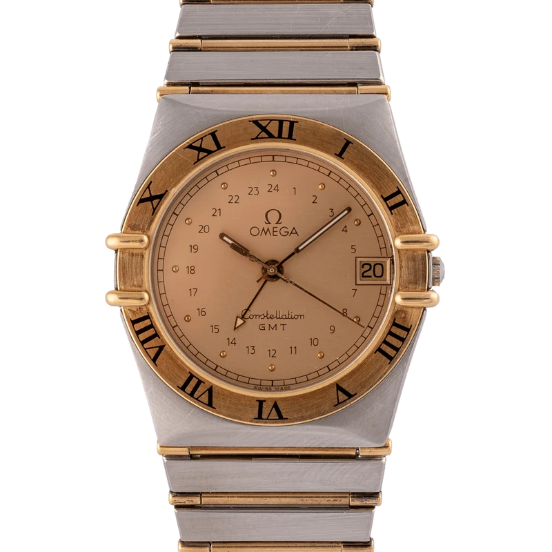 Omega Constellation - Yellow gold and steel watch
