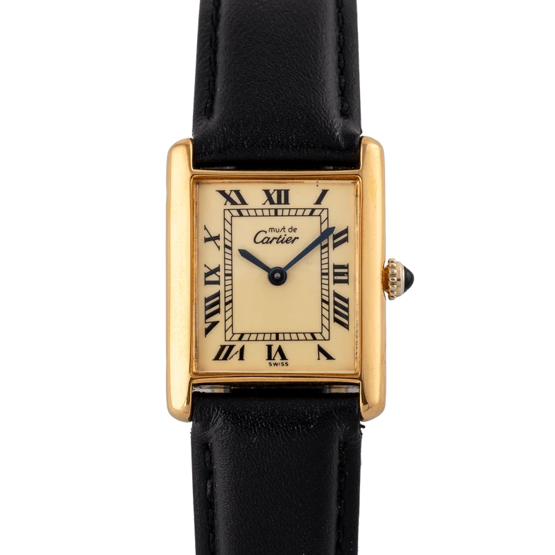 Cartier Must de Tank - Unisex gold-plated watch