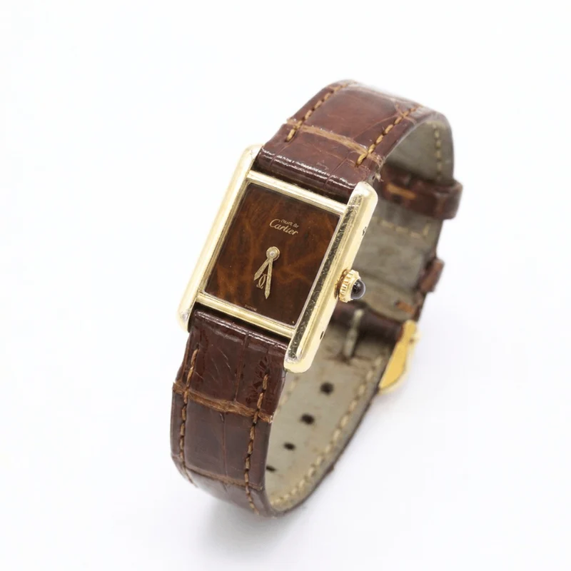 Cartier Tank Must - Watch in silver-gilt