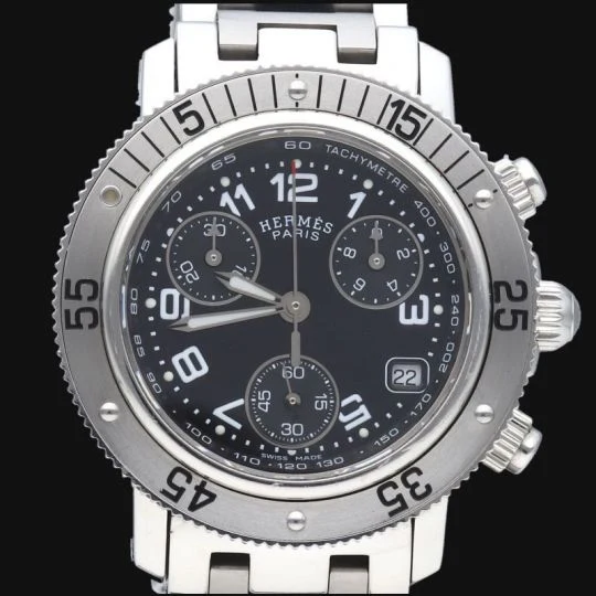 Hermes Clipper Chronograph Watch