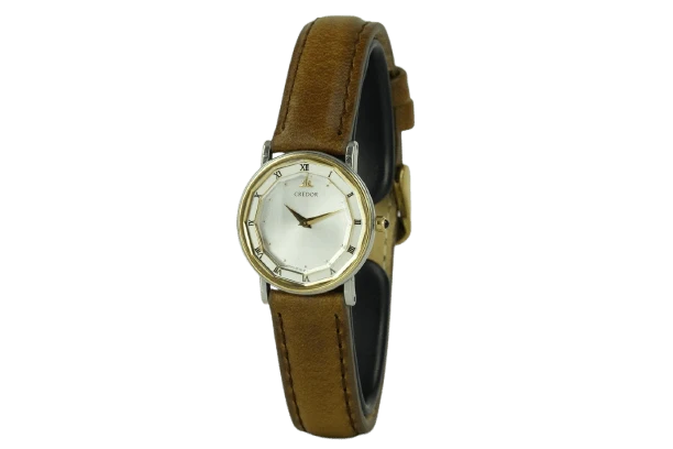 Seiko Credor - 2F70-3000 watch in gold and steel