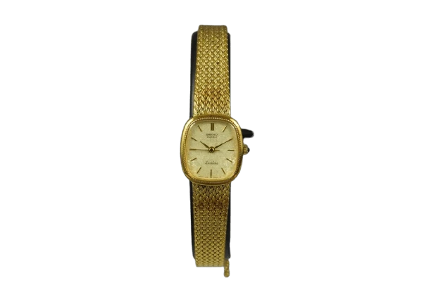 Seiko Exceline - Gold-tone steel quartz watch