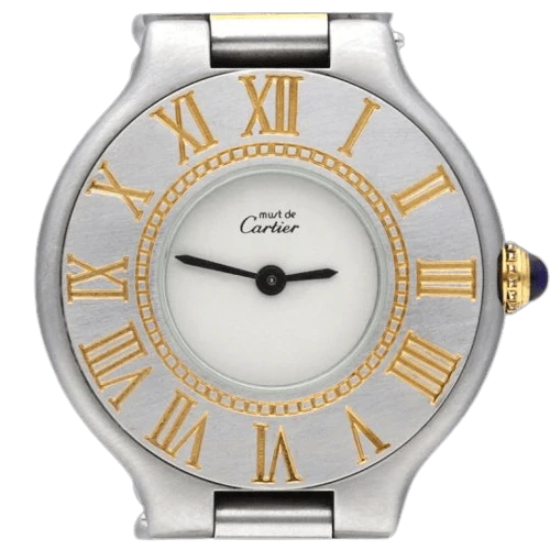 Cartier Must 21 - Yellow gold and steel watch