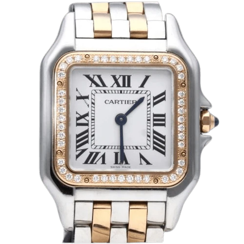 Cartier Panthère - GM watch in rose gold and steel