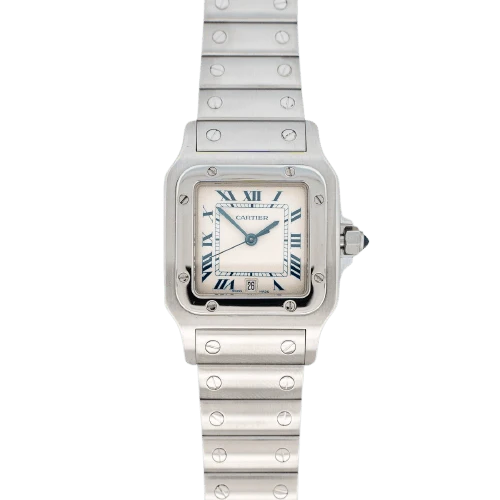 Cartier Santos Galbée - LM watch in steel