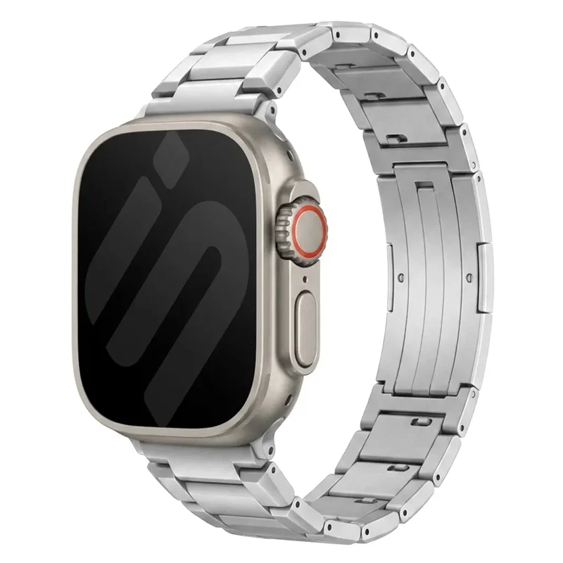 Correa titanio refinado Apple Watch (plata)