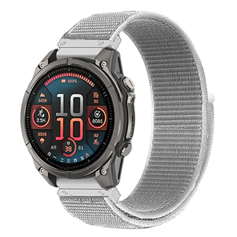 Correa nylon premium Garmin Fenix 9 - 43mm (concha de mar)