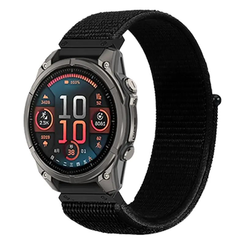 Correa nylon premium Garmin Fenix 9 - 43mm (negro)