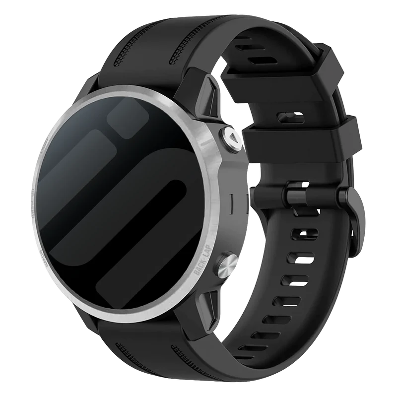 Correa silicona Garmin Fenix 9 Pro - 43mm (negro)