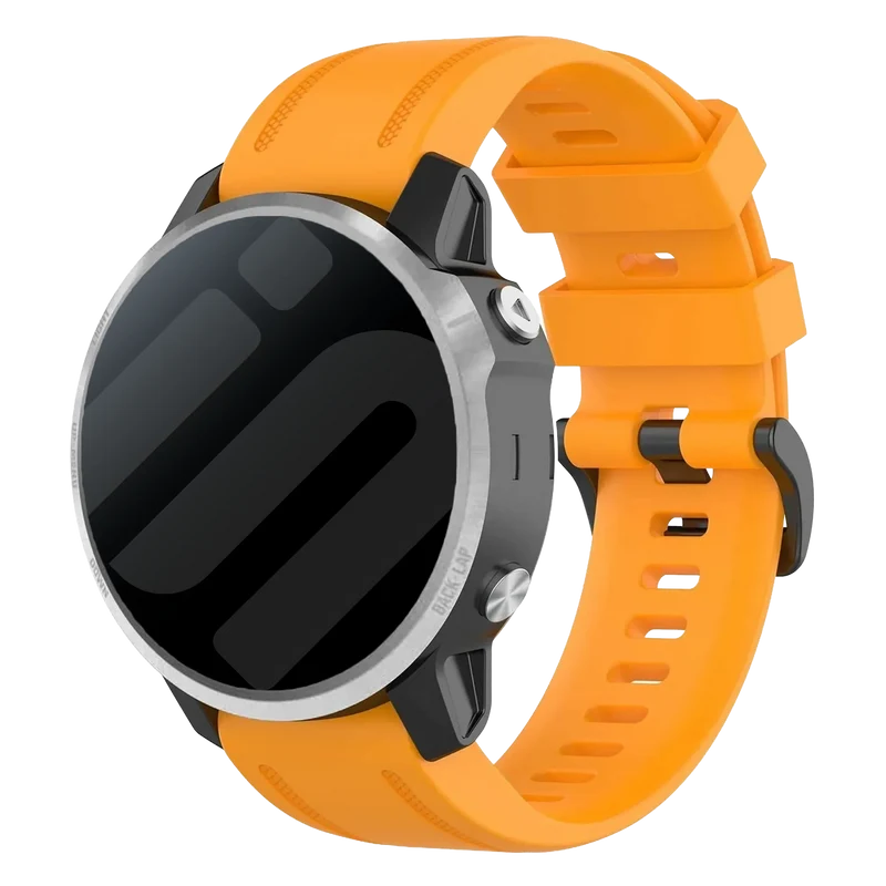 Correa silicona Garmin Fenix 9 Pro - 43mm (naranja)