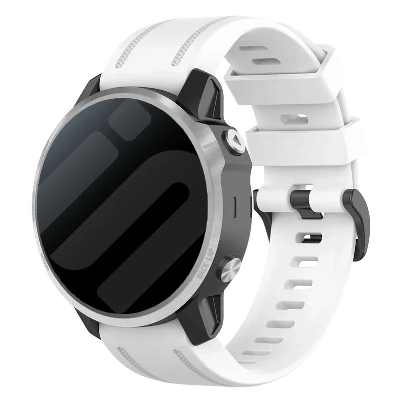 Correa silicona Garmin Fenix 9 - 43mm (blanco)