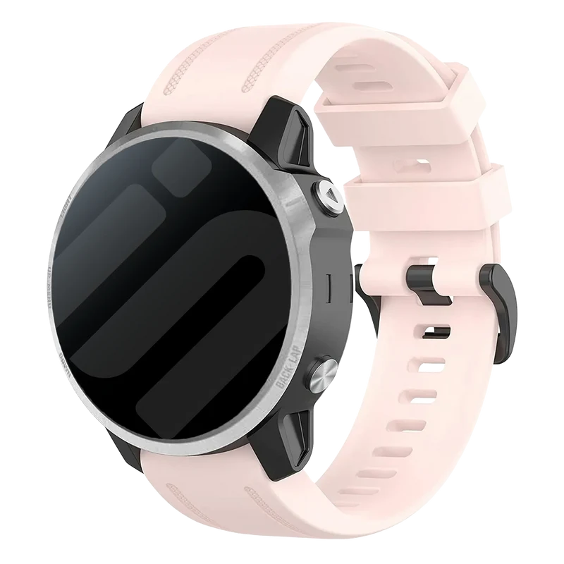Correa silicona Garmin Fenix 9 Pro - 43mm (rosa claro)