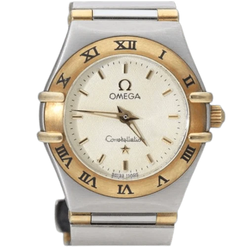 Omega Constellation - Women's watch in yellow gold and steel