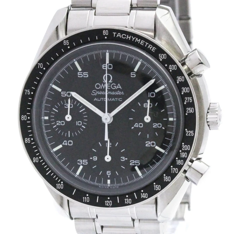 Omega Speedmaster Reduced - Automatic steel chronograph watch