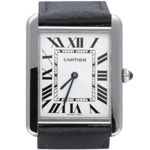 Cartier Tank Solo - Quartz watch 27 x 34 mm