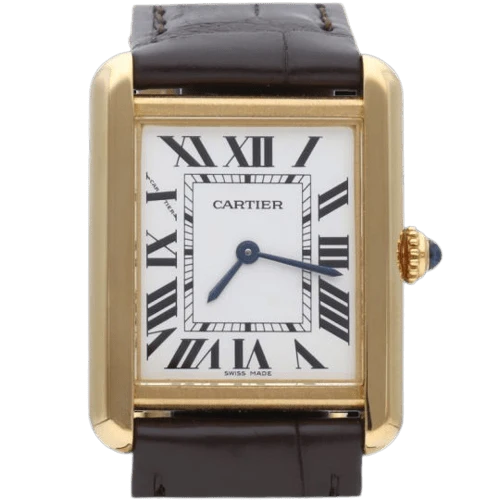 Cartier Tank Solo - Yellow gold and steel watch