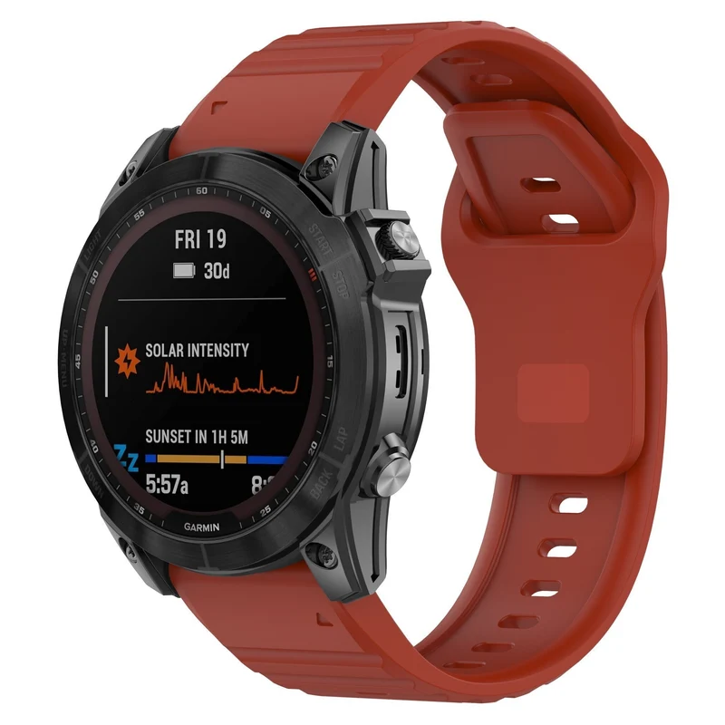 Correa silicona Outdoor Garmin Fenix 9 Pro - 47mm (rojo)
