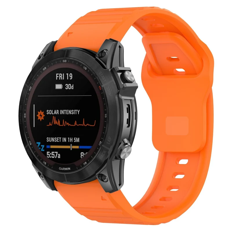 Correa silicona Outdoor Garmin Fenix 9 - 47mm (naranja)