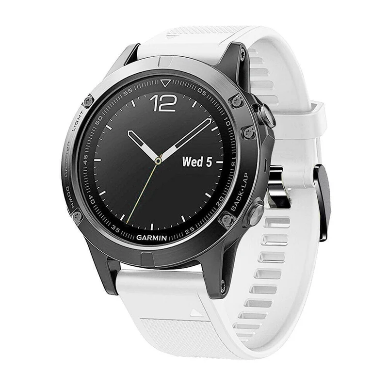 Correa silicona Garmin Fenix 9 Pro - 47mm (blanco)