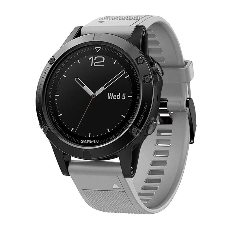 Correa silicona Garmin Fenix 9 - 47mm (gris)