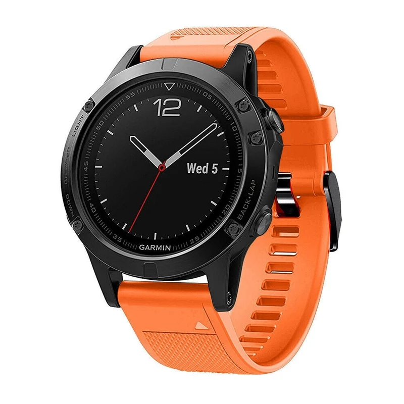 Correa silicona Garmin Fenix 9 Pro - 47mm (naranja)