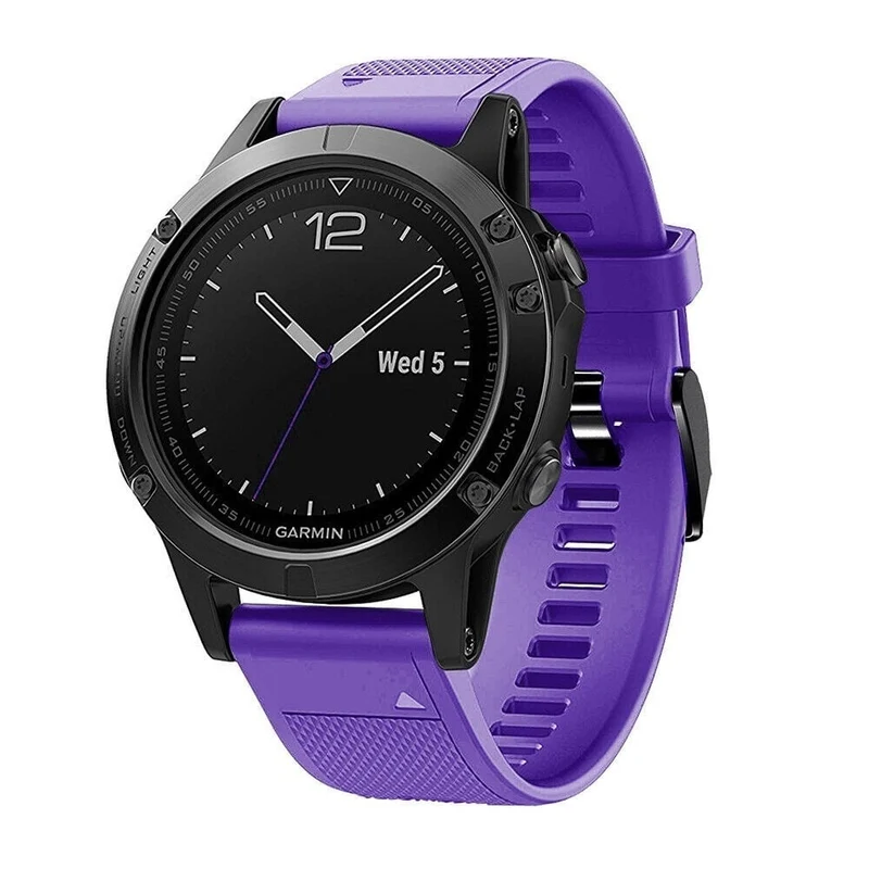 Correa silicona Garmin Fenix 9 - 47mm (púrpura)